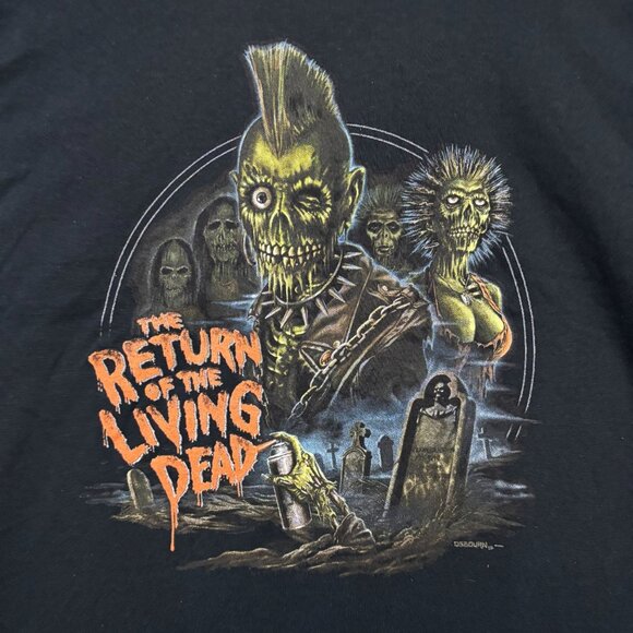 The Return of The Living Dead Horror Movie T-Shirt Size Medium - Picture 2 of 4